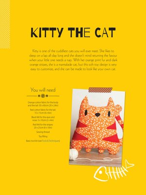 cover image of Kitty the Cat Soft Toy Pattern